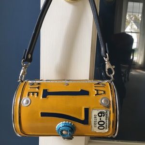 License Plate Purse